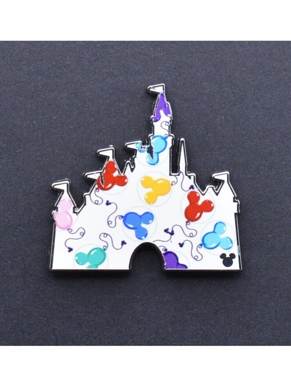 Disney DLR Mickey Balloon Sleeping Beauty Castles Hidden 2025 Pin (C6)